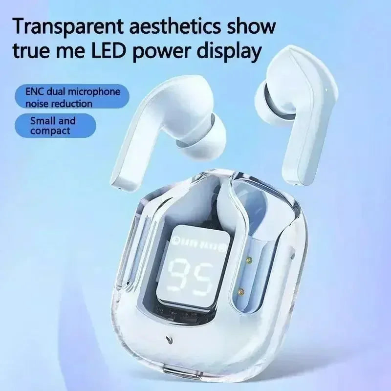 Original T2 Bluetooth Headphones TWS Transparent Wireless Bluetooth Headset HIFI Sound Quality Bluetooth 5.3 For Xiaomi Earbuds Oasis Select