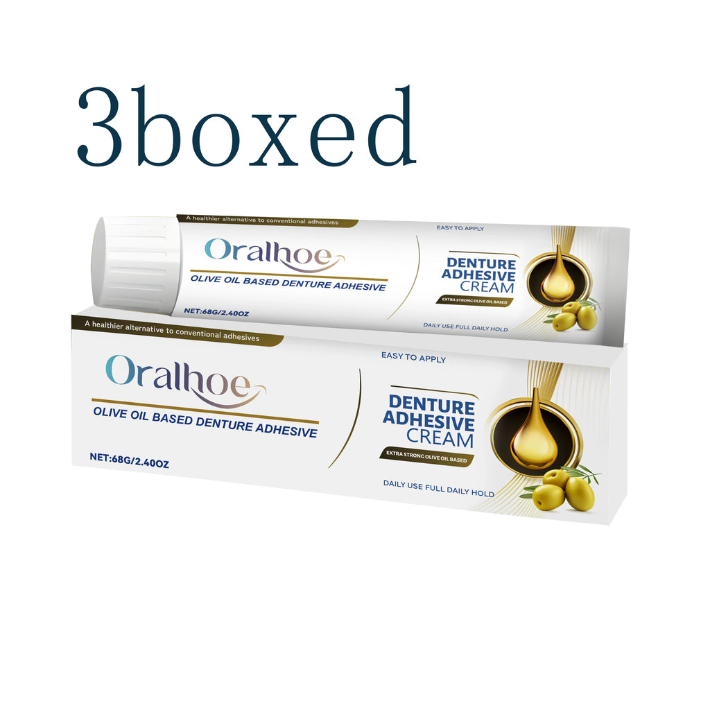 Thermoplastic Comfort Denture Adhesives Glue Teeth Care Denture Silicone Reline Kit Adhesive Cushion Friction Fixed Dentures Oasis Select 3boxed