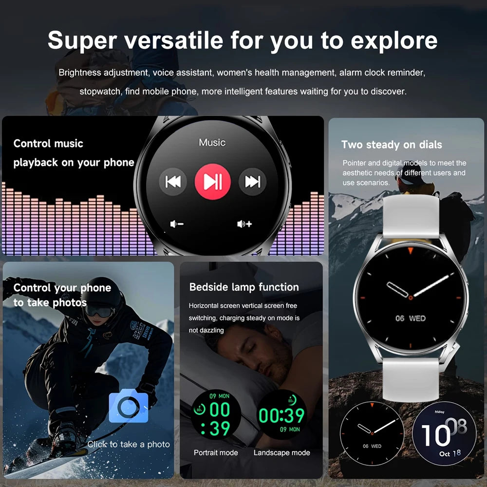 ERUN Smart Watch – Bluetooth, Fitness & Sleep Tracker