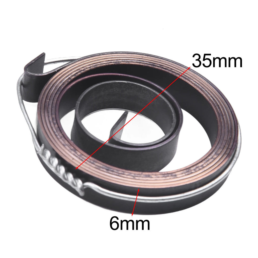 2pc Drill Press Spring Feed Return Coil Spring Assembly 0.7x6x35mm Flat Spiral Coil Constant Force Springs Oasis Select