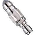 1/4" Quick Plug 5000 PSI Sewer Jetting Pressure Washer Nozzle