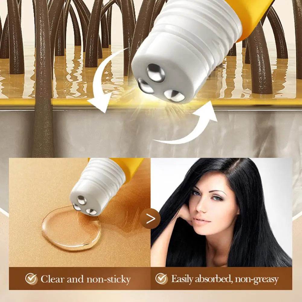Batana Hair Roller Oil – Hair Loss, Postpartum & Scalp Relief Hair Growth Serum Oasis Select