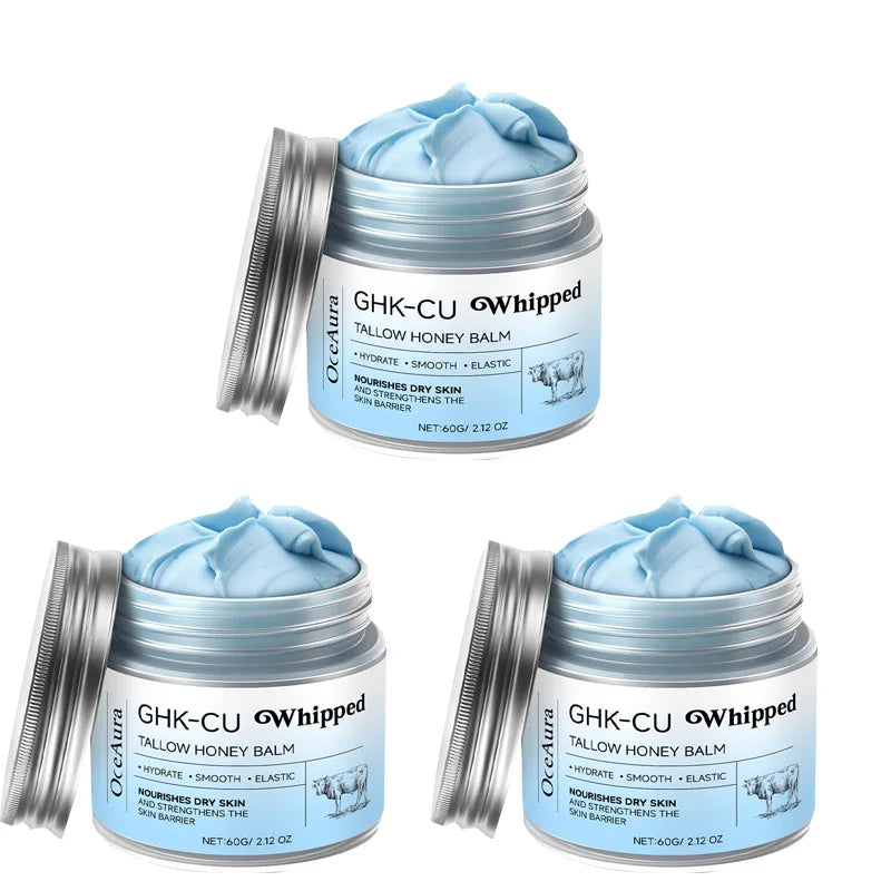 GHK-Cu Copper Peptides & Beef Tallow Blue Balm | 60g Face Cream