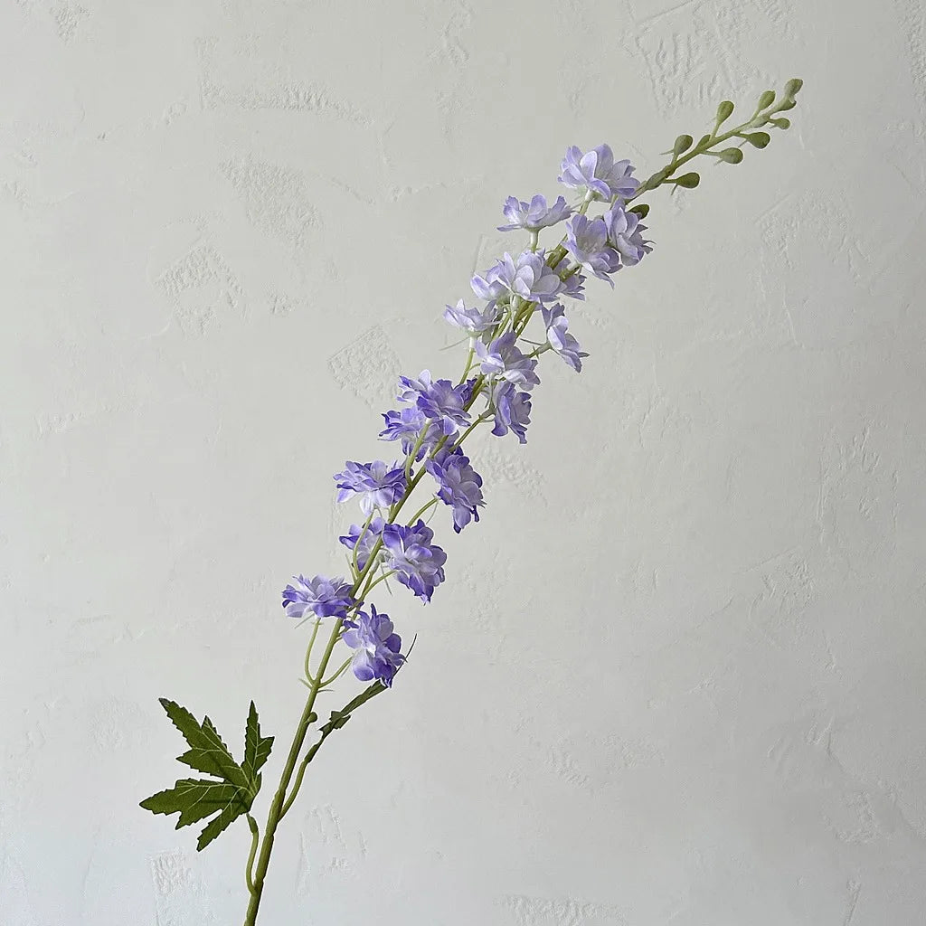 84CM Artificial Flower Swiftgrass Hyacinth Violet Home Decoration Floor Flower Arrangement Wedding Photography Prop Oasis Select Dark Purple-84 cm