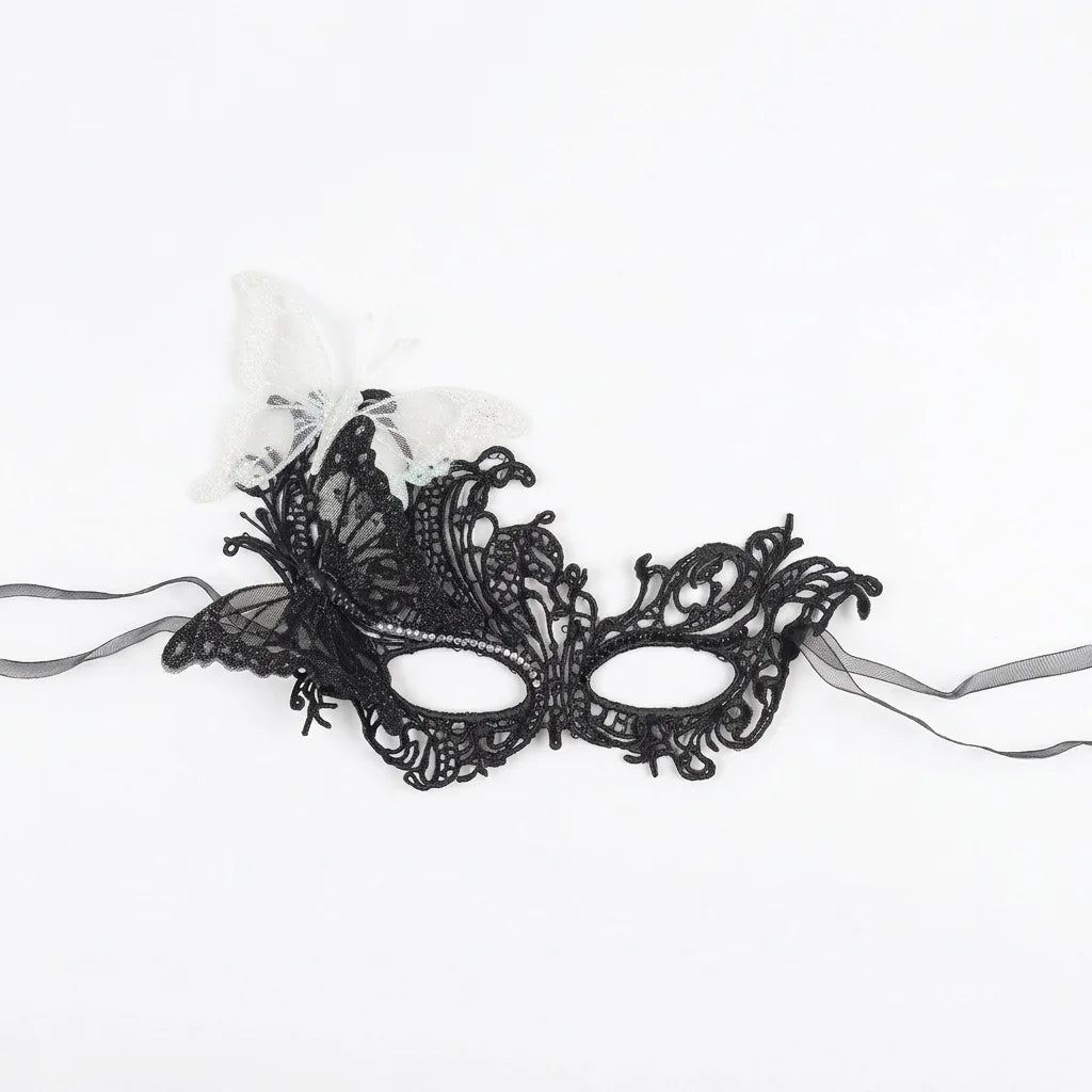 Butterfly Lace Half Face Mask | Masquerade & Cosplay