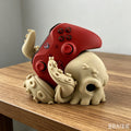 3D Printed Octopus Arm Controller Stand Universal Gamepad Holder Compatible with PS5 Xbox Creative Tentacle Shape Desk Ornament Oasis Select khaki