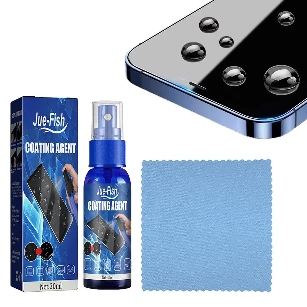 Screen Cleaner Spray Kit with Microfiber Cloth Anti-Fingerprint Polish Coating for Phone Tablet Camera Screen Cleaning Protectio Oasis Select