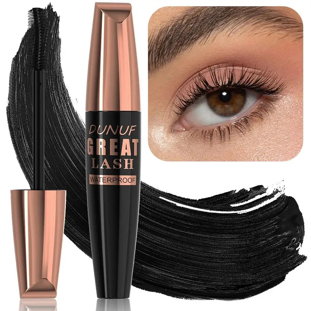 DUNUF 24H Waterproof Mascara – Volume, Length & Curl Vegan