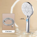 5-Function Handheld Shower Head | Filter & One-Touch Water Stop