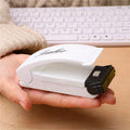 Mini Sealing Machine Small Household Sealing Machine Food Bags Plastic Bags Hand Pressure Sealing Machine Oasis Select white