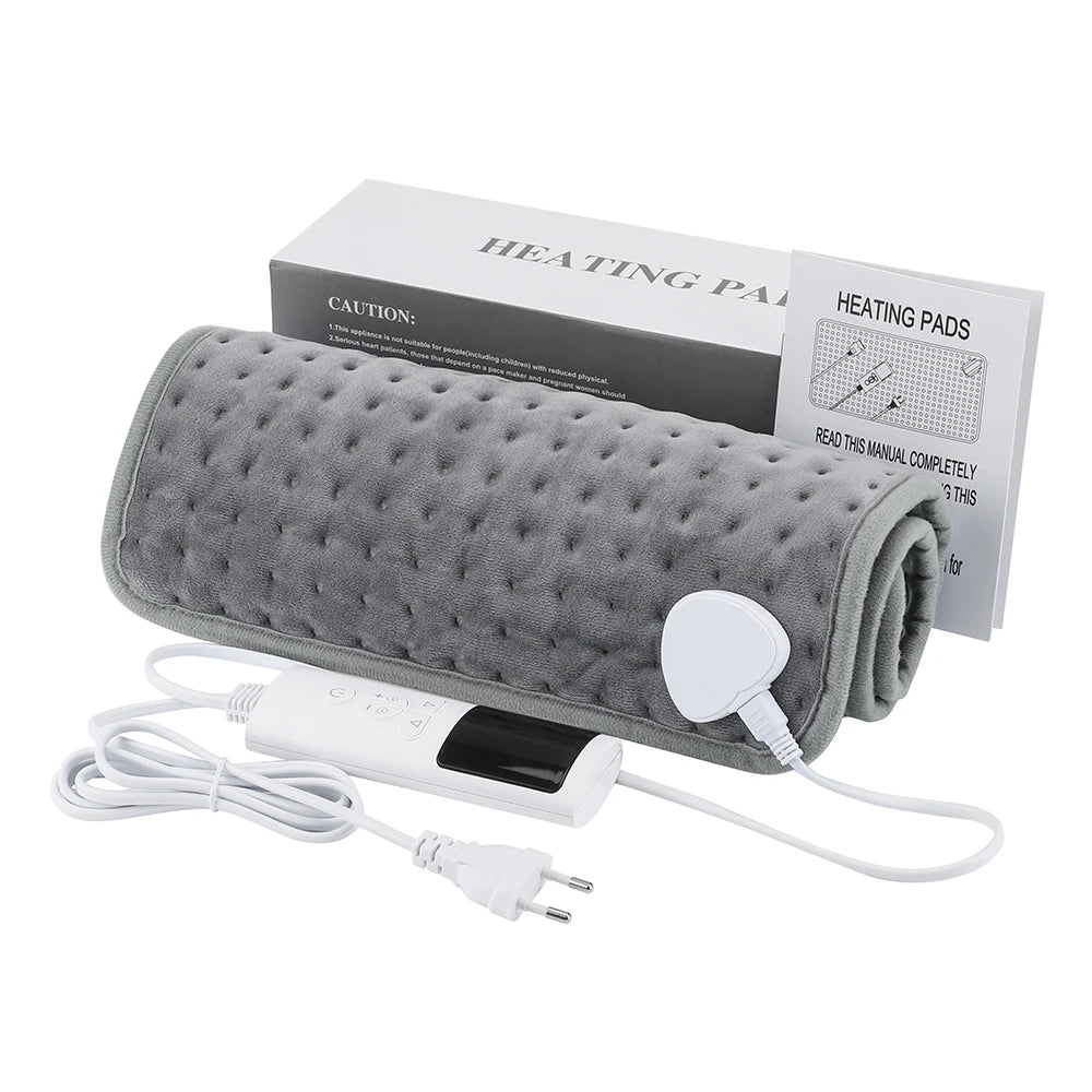 AFDEAL Electric Heated Blanket Pad 58x29cm – 9 Heat Settings