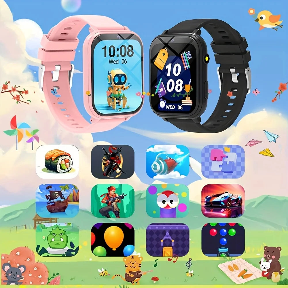 ERUN Kids Smart Watch – Camera, Steps Tracker & Colorful Bands