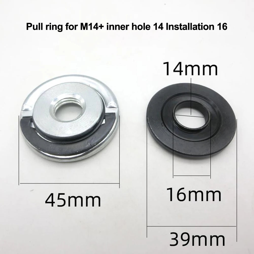 For M14 Quick Release Self-Locking Grinder Pressing Plate Angle Grinder Flange Nut Power Chuck Set Replacement Clamping Tool Oasis Select A