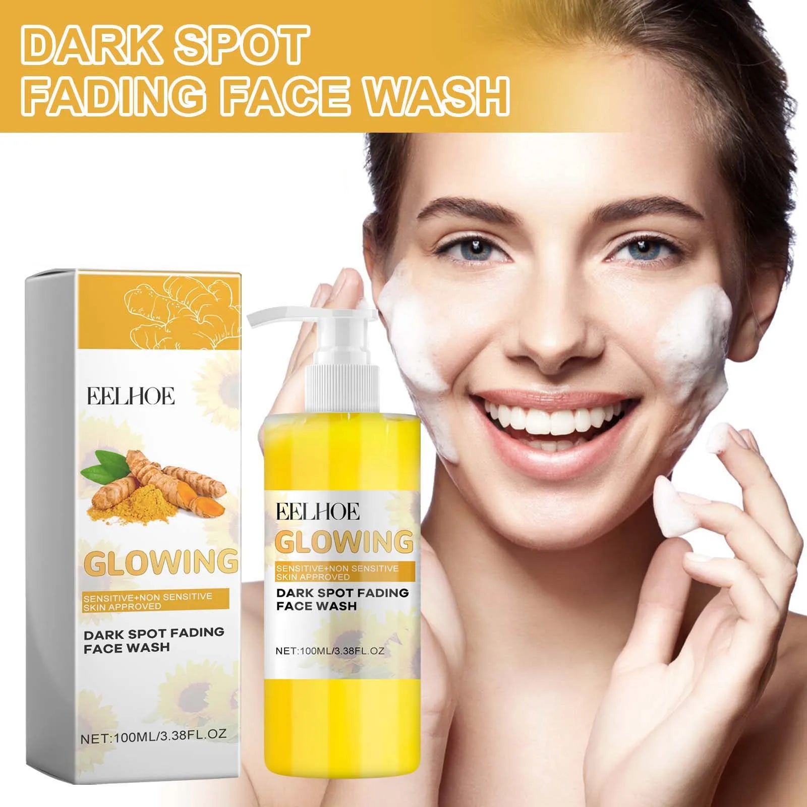 Turmeric Brightening Facial Cleanser – Glow & Deep Cleanse Facial Cleanser Oasis Select