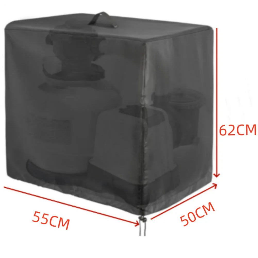 Waterproof Sand Filter Cover Filter Pump Sleeve 420D Oxford Cloth Cover For Intex For Krystal Clear Pool Pump Oasis Select