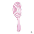 Hair Massage Comb Bristle Nylon Hairbrush Curly Detangle Hair Brush for Salon Hairdressing Tools Oasis Select pink 1PCS