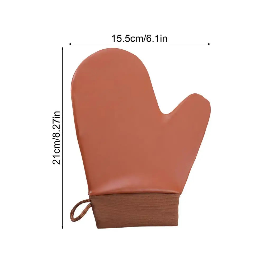 Tan Mitt Body Lotion Glove Self Tanning Mitt Double Sided Prevents Sticky Hands Applicator Portable Quick Dry Lotion Gloves Oasis Select Brown