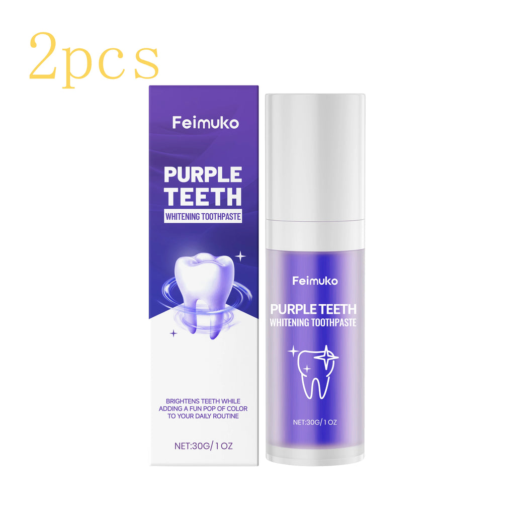 Premium Purple Toothpaste, Long-Lasting Fresh Breath, Gentle Gum & Enamel Care, Daily Deep Oral Cleansing & Mild Maintenance Oasis Select 2pcs