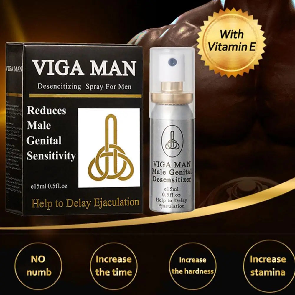Sex Delay Spray For Men 15ml External Use Anti Premature Ejaculation Lasting Long 60 Minutes Penis Enlargement Sex Toy For Men Oasis Select