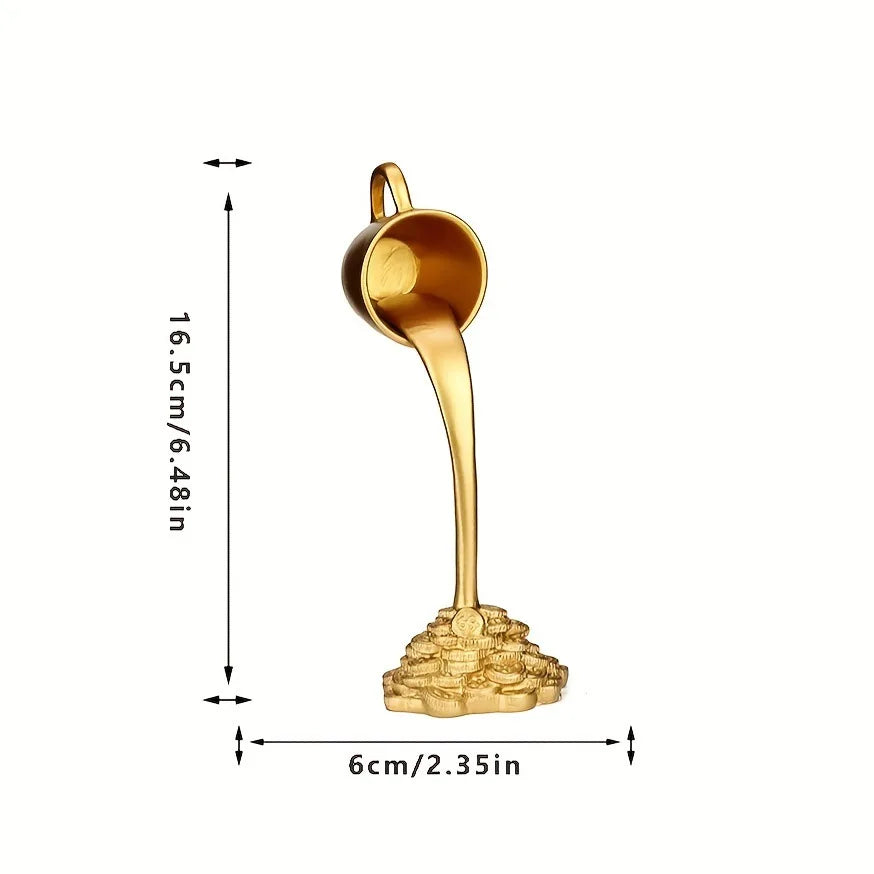 Floating Coffee Cup Resin Decoration Home Decoration Floating Coffee Cup Decoration Home Decor Oasis Select Gold