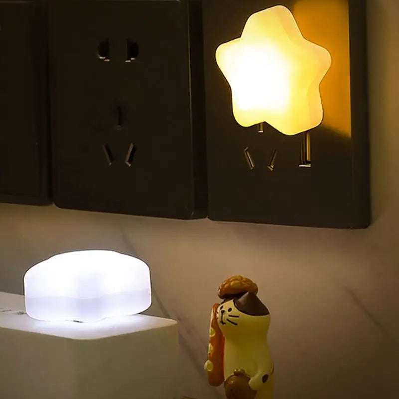 LED Stars Night Lights Star Shaped LED Bedside Night Light Home Decoration Baby Room Lighting USB Charging Cute Star Lamp Oasis Select