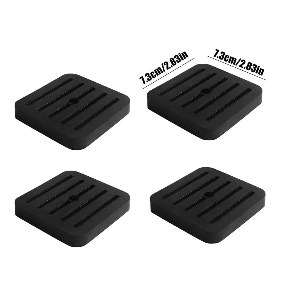 4-Pack Rubber Anti-Vibration Pads for AC & Appliances