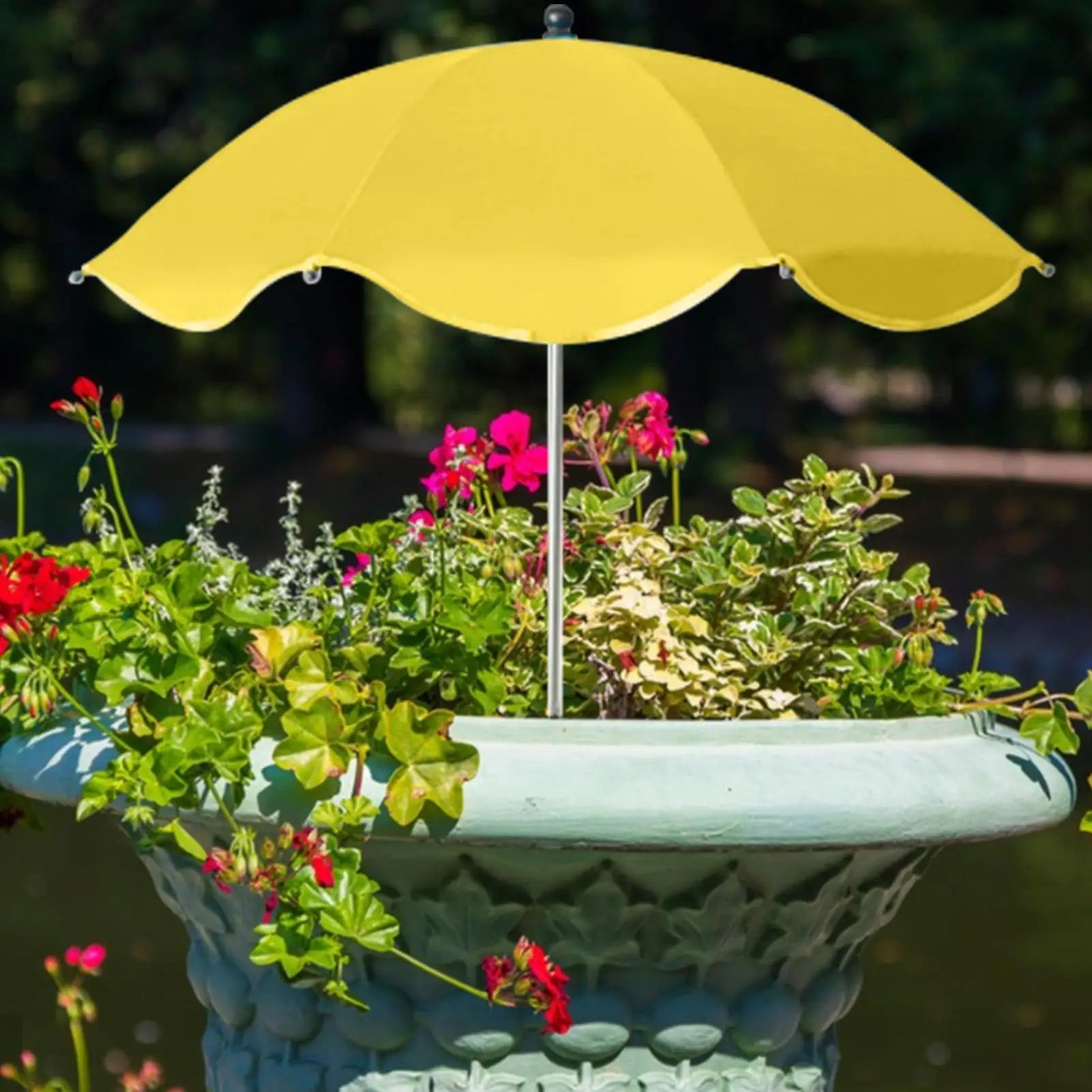 Plant Umbrellas for Outdoor Sun Protection Shade Cover UPF50 UV Protection Adjustable Portable Canopy Foldable Cover for Flowers Oasis Select