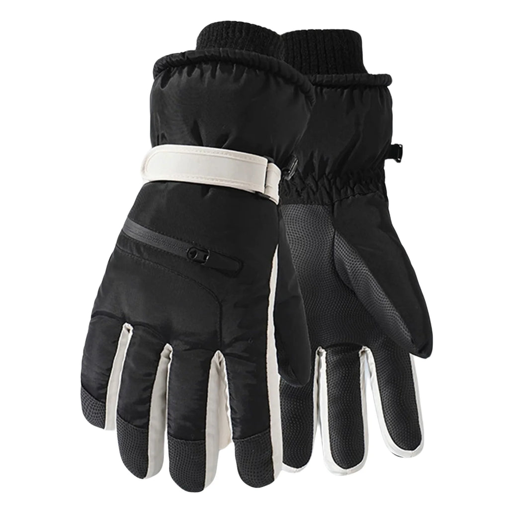 Unisex Thermal Ski Gloves | Fleece-Lined Touchscreen Winter Gloves