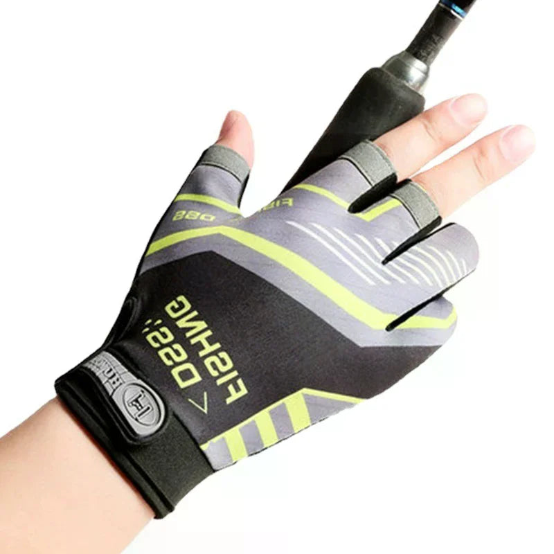 Hot Sale Hot Sale Fishing Gloves, Fishing Routes, Sun Protection, Anti Slip, Ice Silk Breathable Thin Gloves Oasis Select