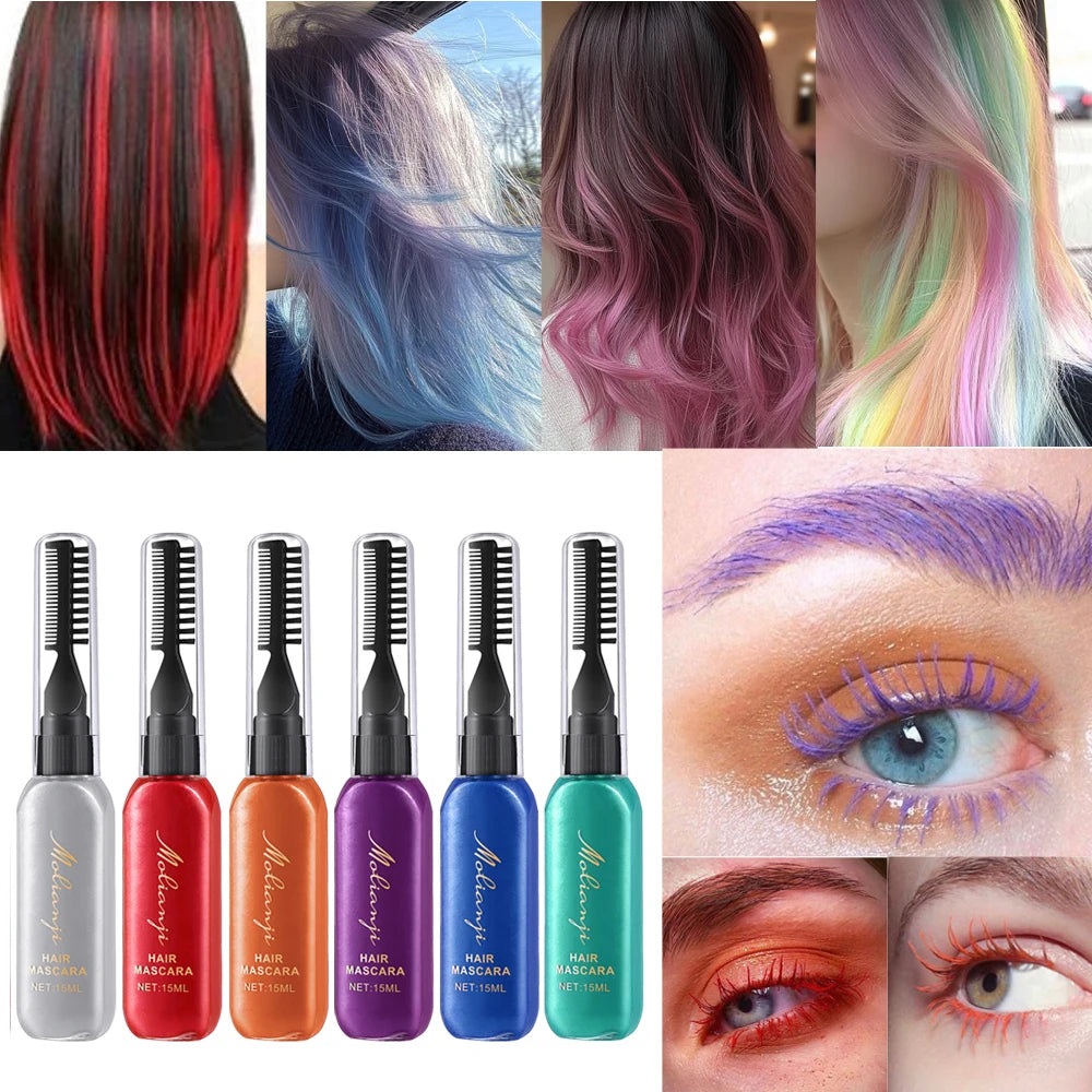 Multi-Color Hair & Eyelash Dye – Long-Lasting Trendy Shades Hair Color Dye Oasis Select