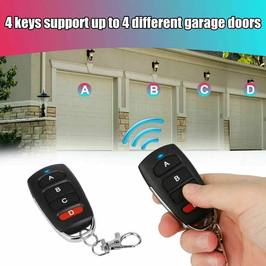 Duplicator 433 Mhz Universal Garage Door Control Remote Control Fixed Learning Code Clone Self-copying Automation For Gates Oasis Select