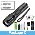 ZHIYU 1200 Lumen Zoomable LED Flashlight – 5 Modes, Waterproof
