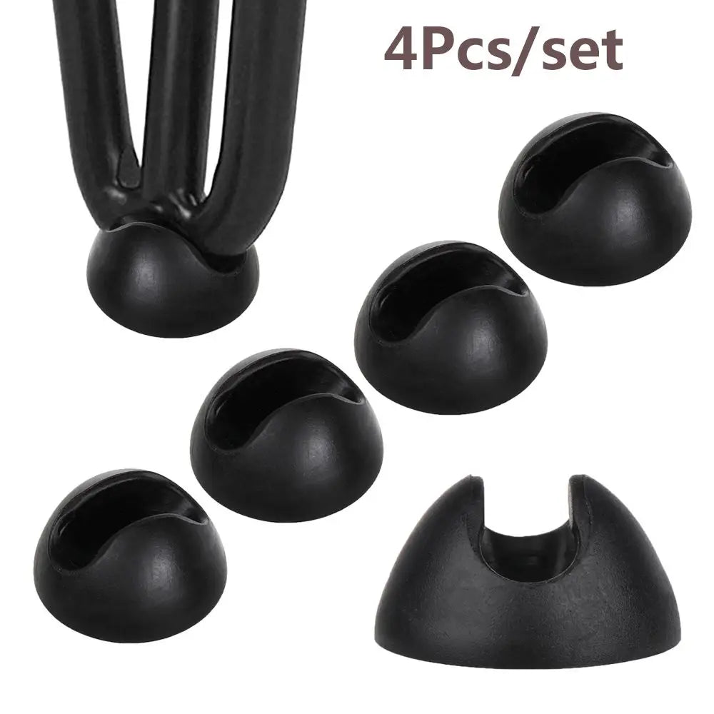 4Pcs/Set Chair Leg Caps Table Pads Furniture Feet Covers Table Chair Foot Covers Hairpin Floor Protector Protective Tip Pad Oasis Select