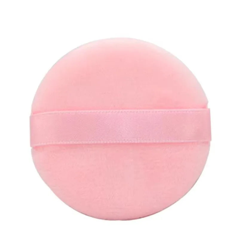 1/2/3/4pcs Soft Velvet Makeup Sponge Loose Powder Cosmetic Puff Double-sided Face Makeup Sponge Concealer Wet Dry Makeup Tools Oasis Select 1pcs-pink