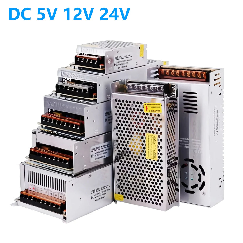 DC Switching Power Supply 220V 110V TO 12V 5V 24V Power Supply 5A 6A 8A 10A 12A 15A 20A 25A 30A Transformer For LED Strip Oasis Select 5V 2A