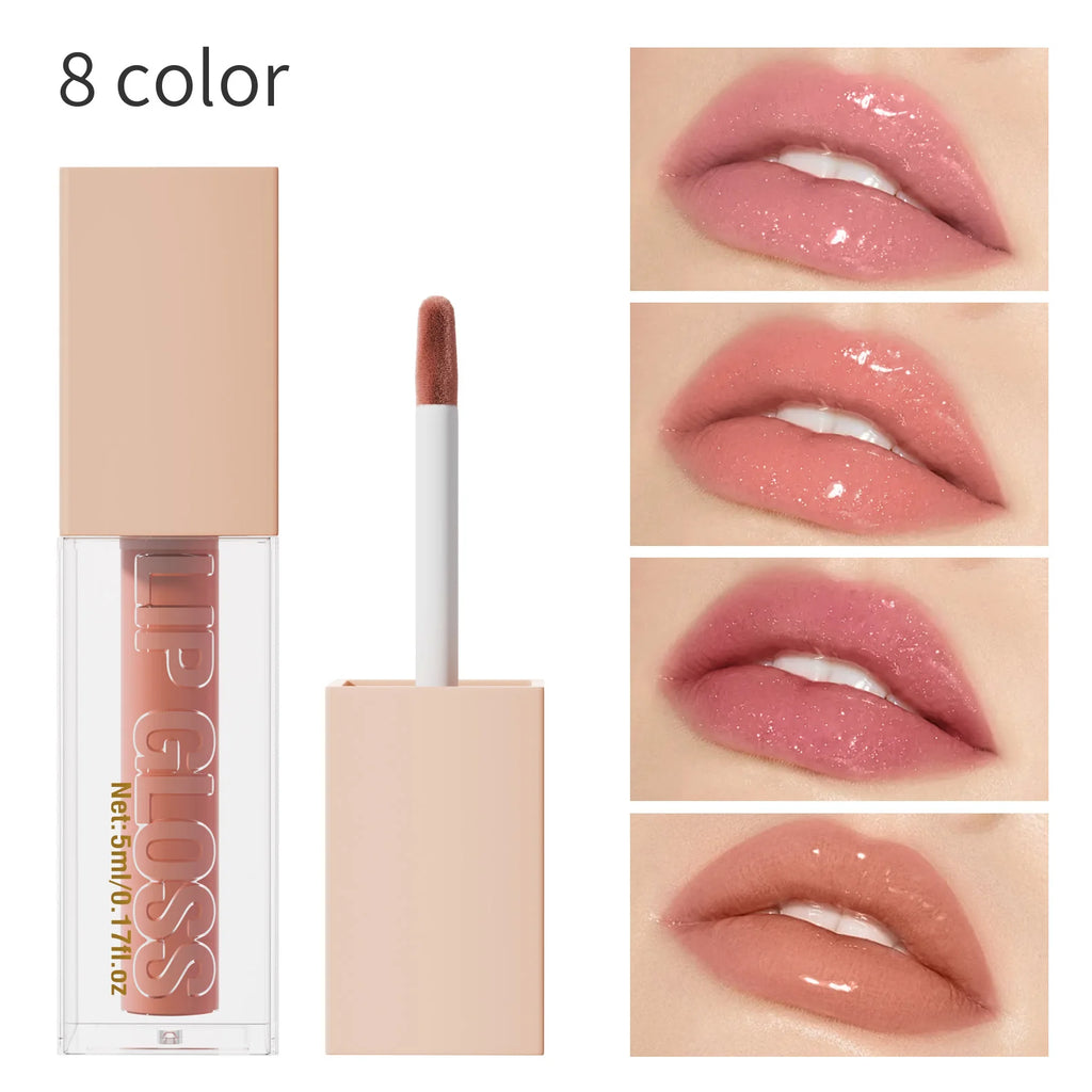 Hello Kiss Mirror Lip Gloss – Waterproof & Long-Lasting Shine