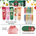 Christmas gift set distribution 120PCS/box in bulk, lip balm in bulk, hand cream in bulk, Christmas cards, gift gauze bags Oasis Select Christmas gift set