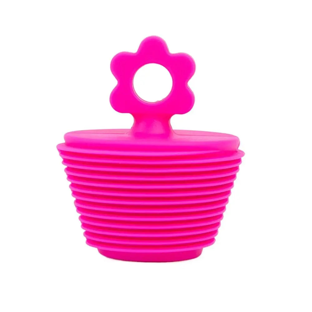 Bathroom Bath Stopper Drain Stopper Overflow Drain Cover Bath Plug Silicone Bathtub Stopper Tub Stopper Drain Plug Universal Oasis Select Pink