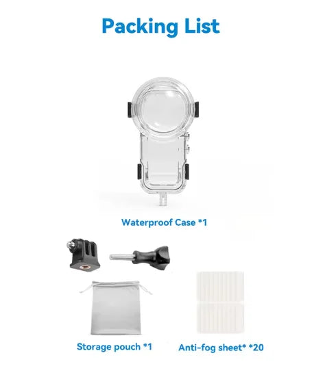 Insta360 X5 Invisible Dive Case | 60m Waterproof Housing