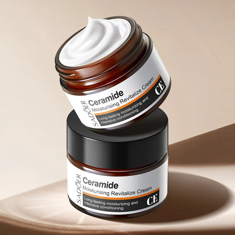 SADOER Ceramide Face Cream 50g – Deep Moisture & Smooth Skin Face Moisturizer Cream Oasis Select