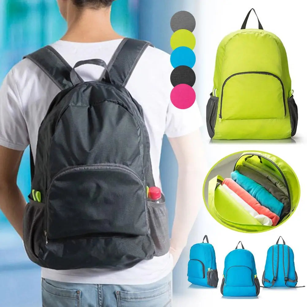 Foldable Ultralight Waterproof Nylon Daypack – 20–35L Backpack