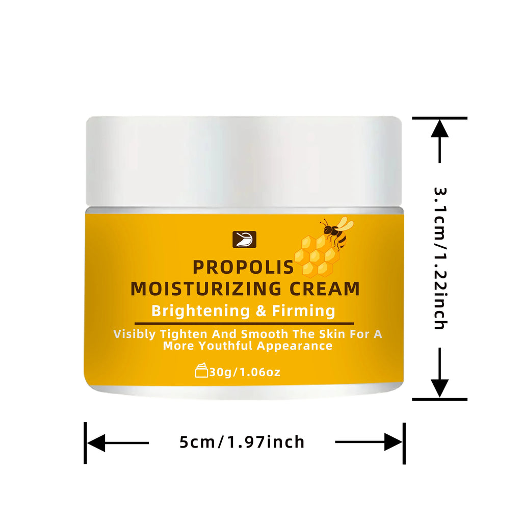 Propolis Cream with Honey & Collagen - Deep Hydration, Firming & Even Tone Face & Body Moisturizer | All Skin Types | 30g/1.76oz Oasis Select 30g