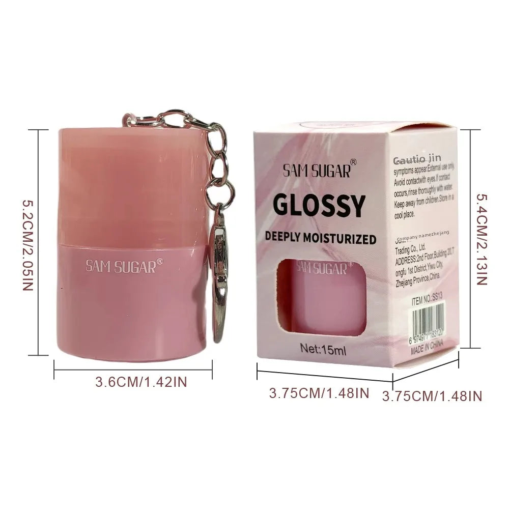 SAM SUGAR Rotating Honey Glaze Lip Gloss – Waterproof & Hydrating