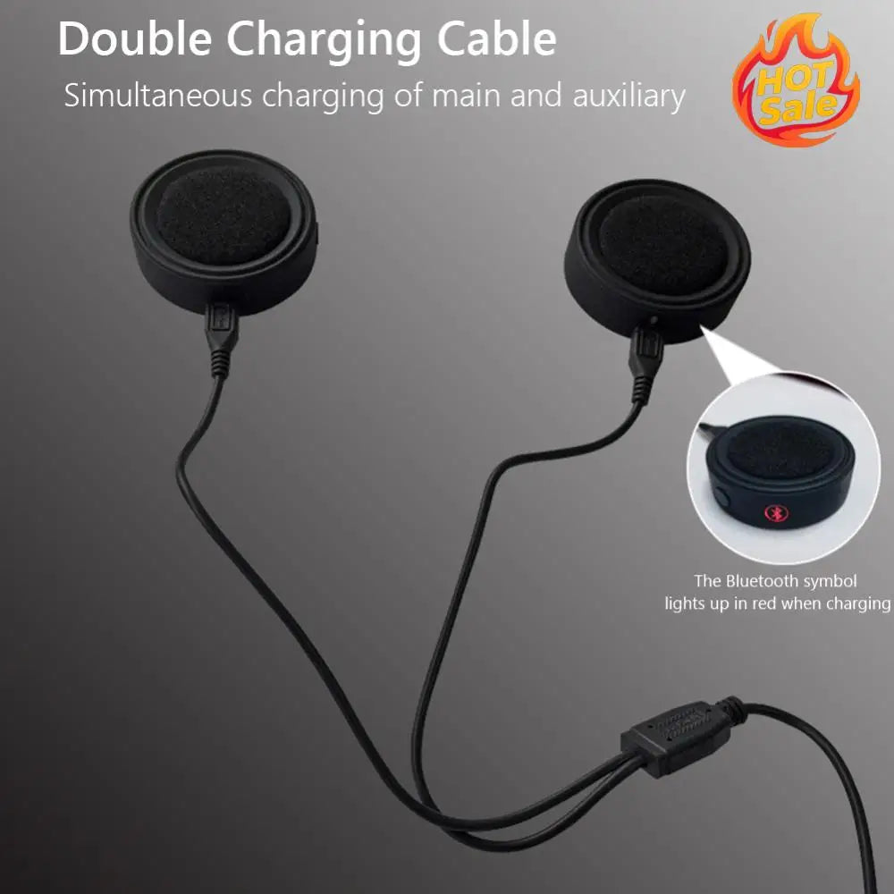 Wireless Headset Waterproof Handsfree Earphones BT17 Bluetooth-compatible 5.0+EDR for Motorcycle Intercom Oasis Select