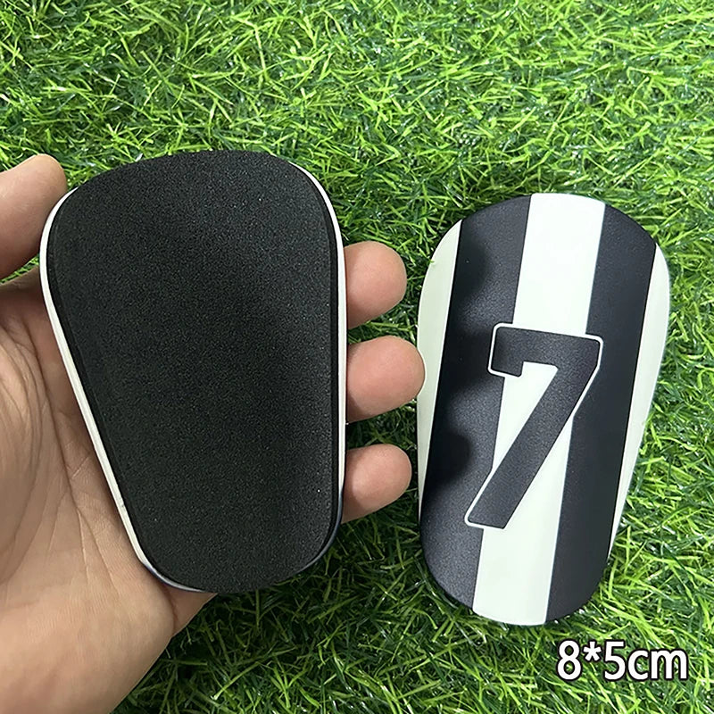 1Pair Mini Football Shin Pad Leg Protector Wear-resistant Shock Absorbing Leg Protector Soccer Training Shank Board Oasis Select 85CM Black