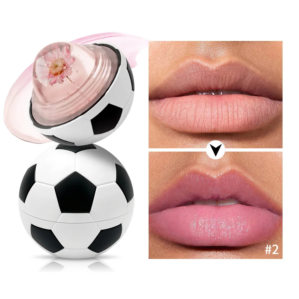 Soccer Ball pH Color-Changing Lip Balm | Hydrating Tinted Balm