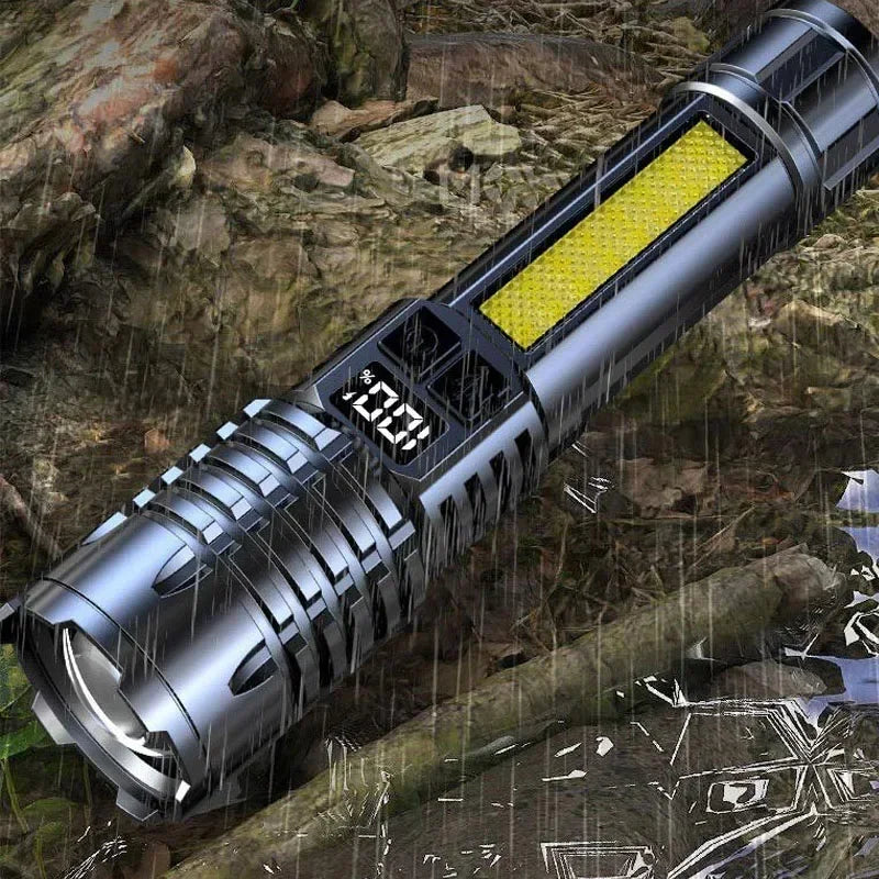 KDULIT Rechargeable Zoom LED Tactical Flashlight – 5 Modes