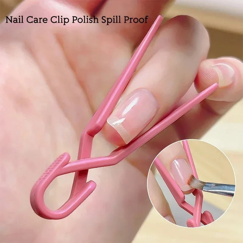 5/10pcs Nail Clip Shaping Clip Paint Spill-proof Mixed Color Nail Painting Protection Clip To Prevent Paint Leakage Nail Tools Oasis Select