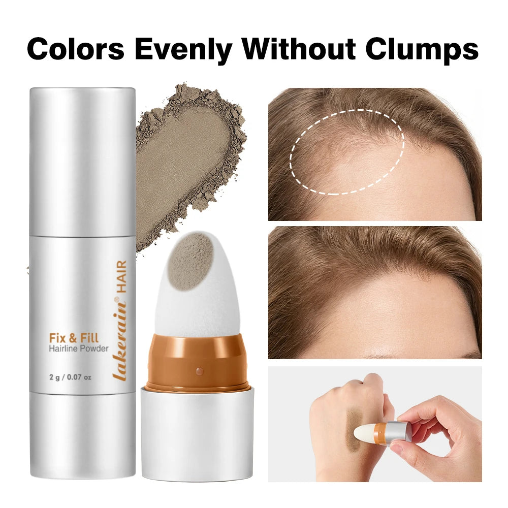 Waterproof Hairline Powder Long Lasting Shadow Filling Forehead Hair Gaps Sweat-proof Fine Powder Natural Color Hairline Makeup Oasis Select