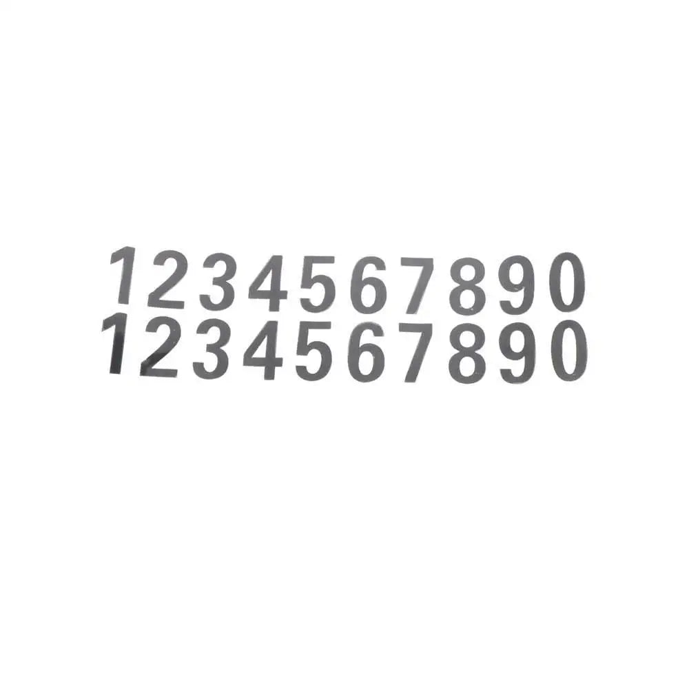 Reflective Mailbox Number Stickers – 40 Pcs Self-Adhesive Decals
